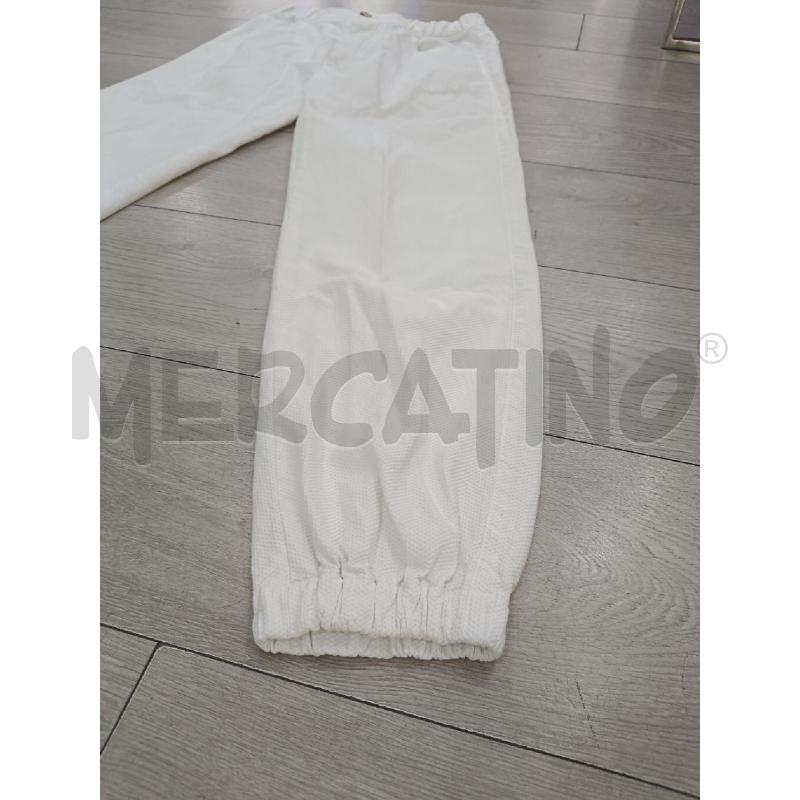 PANTALONE UOMO GIORGIO ARMANI BIANCO NIDO D'APE COTONE | Mercatino dell'Usato Roma gregorio vii 2