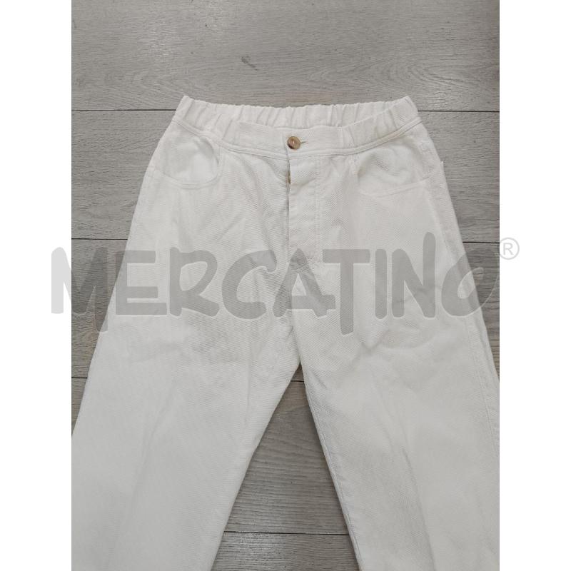 PANTALONE UOMO GIORGIO ARMANI BIANCO NIDO D'APE COTONE | Mercatino dell'Usato Roma gregorio vii 3