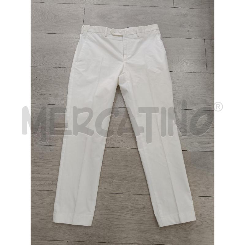 PANTALONE UOMO INCOTEX BIANCO COTONE | Mercatino dell'Usato Roma gregorio vii 1