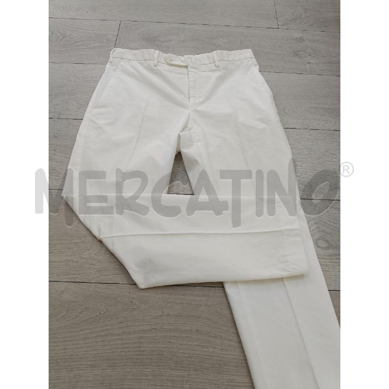 PANTALONE UOMO INCOTEX BIANCO COTONE | Mercatino dell'Usato Roma gregorio vii 2