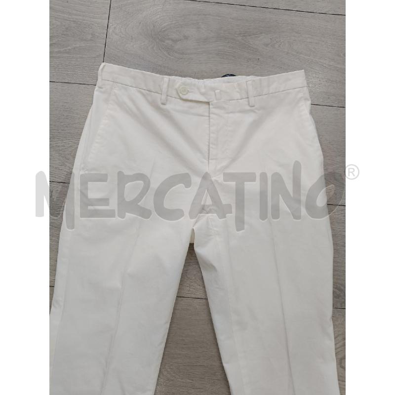 PANTALONE UOMO INCOTEX BIANCO COTONE | Mercatino dell'Usato Roma gregorio vii 4