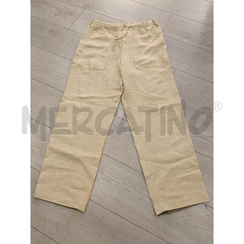 PANTALONE UOMO ZEGNA BEIGE LINO | Mercatino dell'Usato Roma gregorio vii 1
