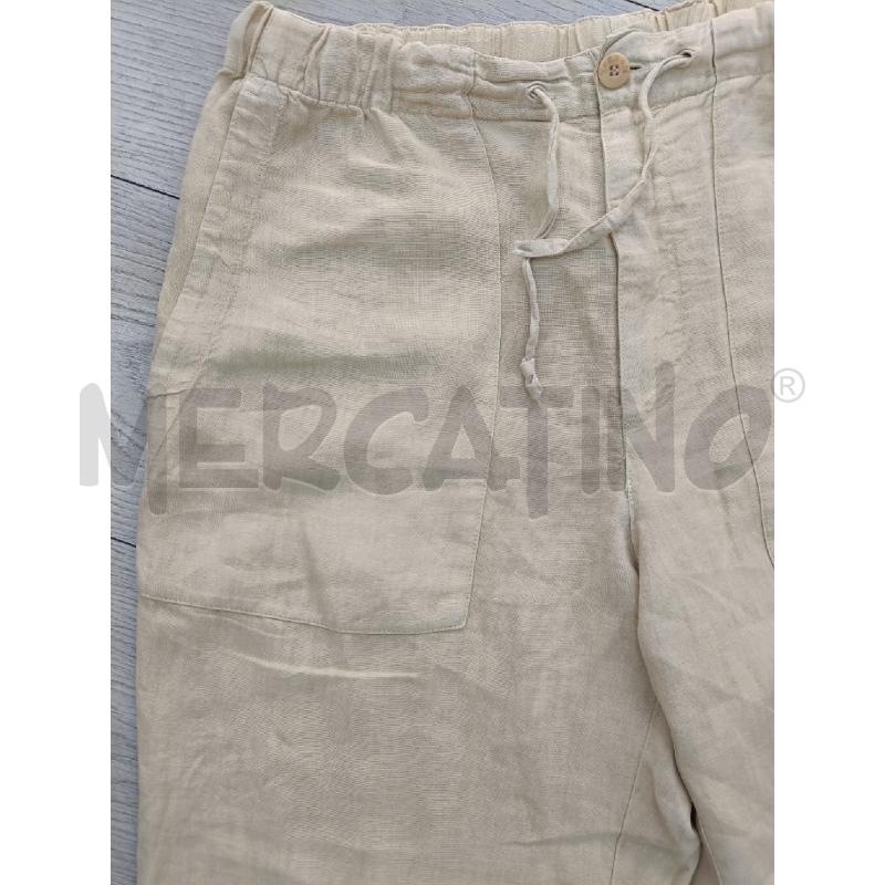 PANTALONE UOMO ZEGNA BEIGE LINO | Mercatino dell'Usato Roma gregorio vii 2