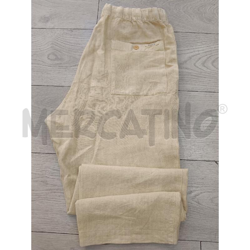 PANTALONE UOMO ZEGNA BEIGE LINO | Mercatino dell'Usato Roma gregorio vii 3