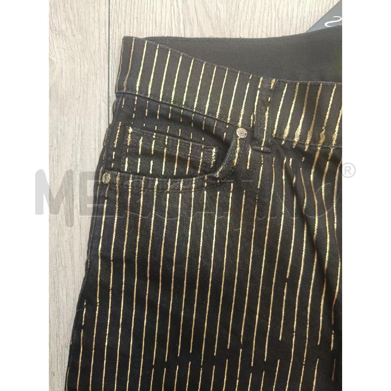 PANTALONE VERSACE JEANS NERI RIGHE ORO  | Mercatino dell'Usato Roma gregorio vii 3