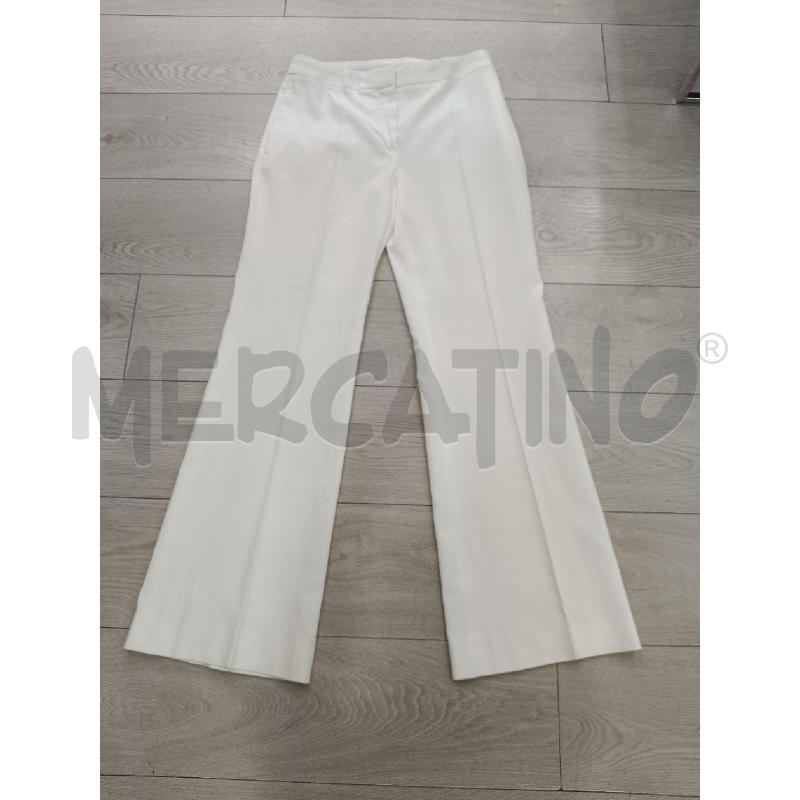 PANTALONE  MAX MARA BIANCO  | Mercatino dell'Usato Roma gregorio vii 1
