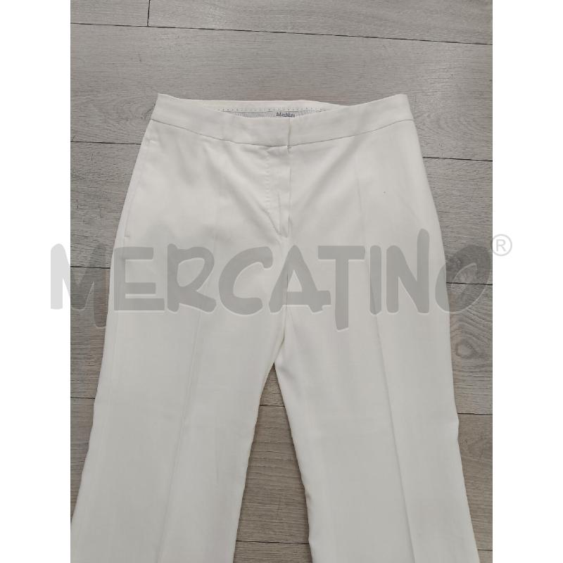 PANTALONE  MAX MARA BIANCO  | Mercatino dell'Usato Roma gregorio vii 3