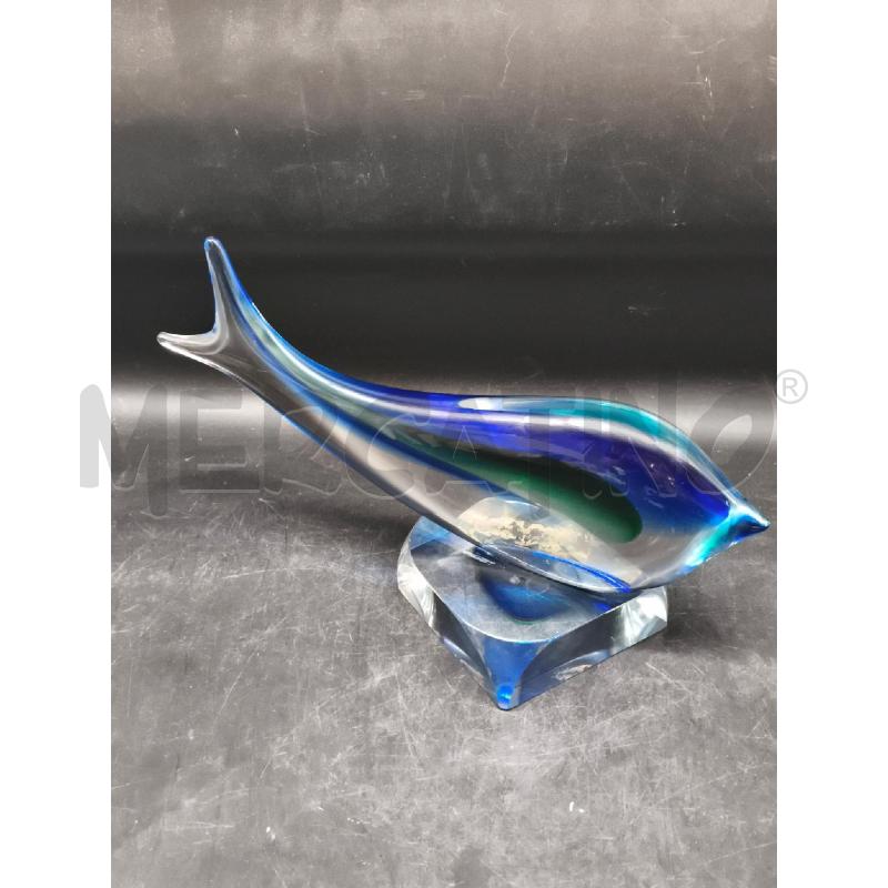 PESCE MURANO BLU  | Mercatino dell'Usato Roma gregorio vii 2