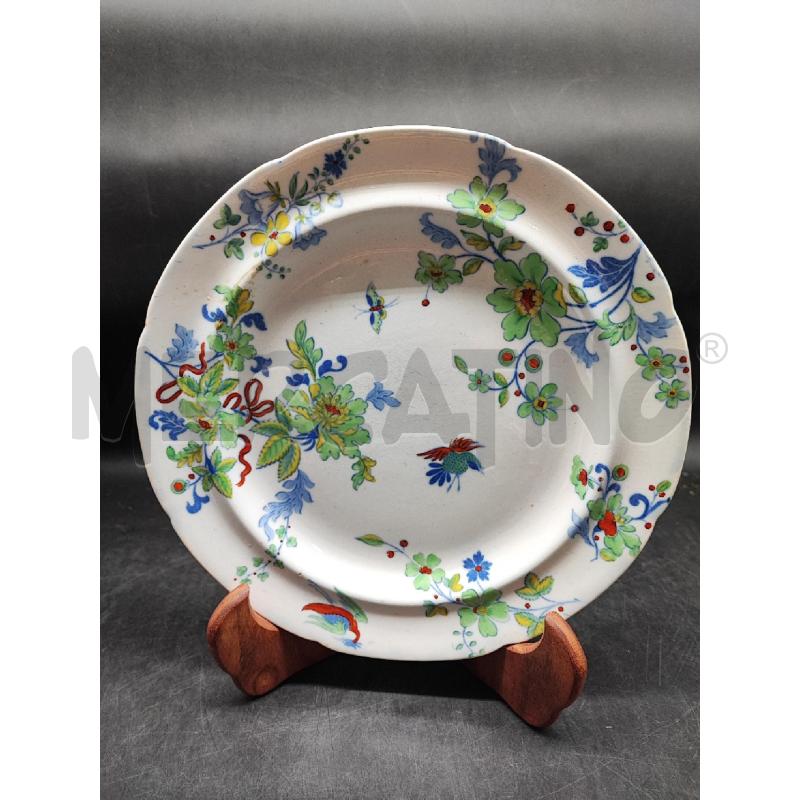 PIATTINO GENUINE CHINA DEC BLU VERDI  | Mercatino dell'Usato Roma gregorio vii 1