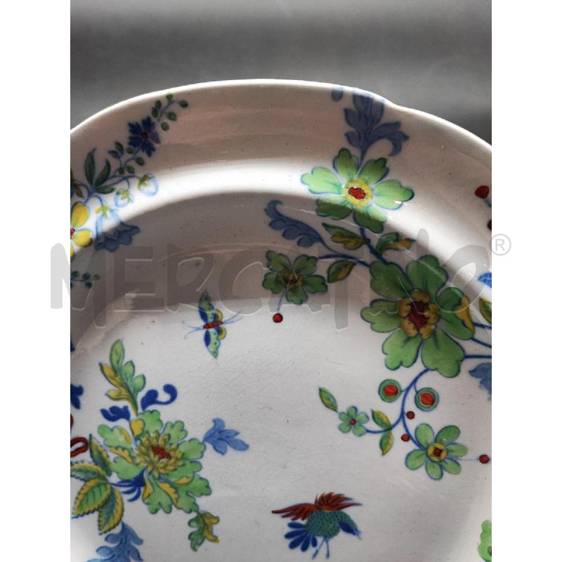 PIATTINO GENUINE CHINA DEC BLU VERDI  | Mercatino dell'Usato Roma gregorio vii 3
