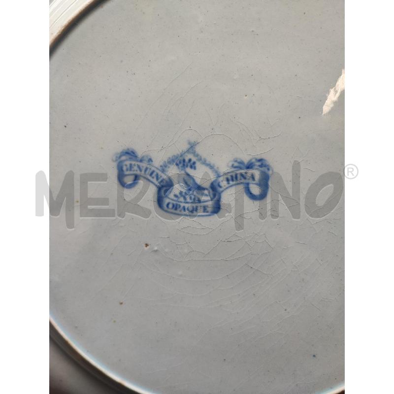 PIATTINO GENUINE CHINA DEC BLU VERDI  | Mercatino dell'Usato Roma gregorio vii 4