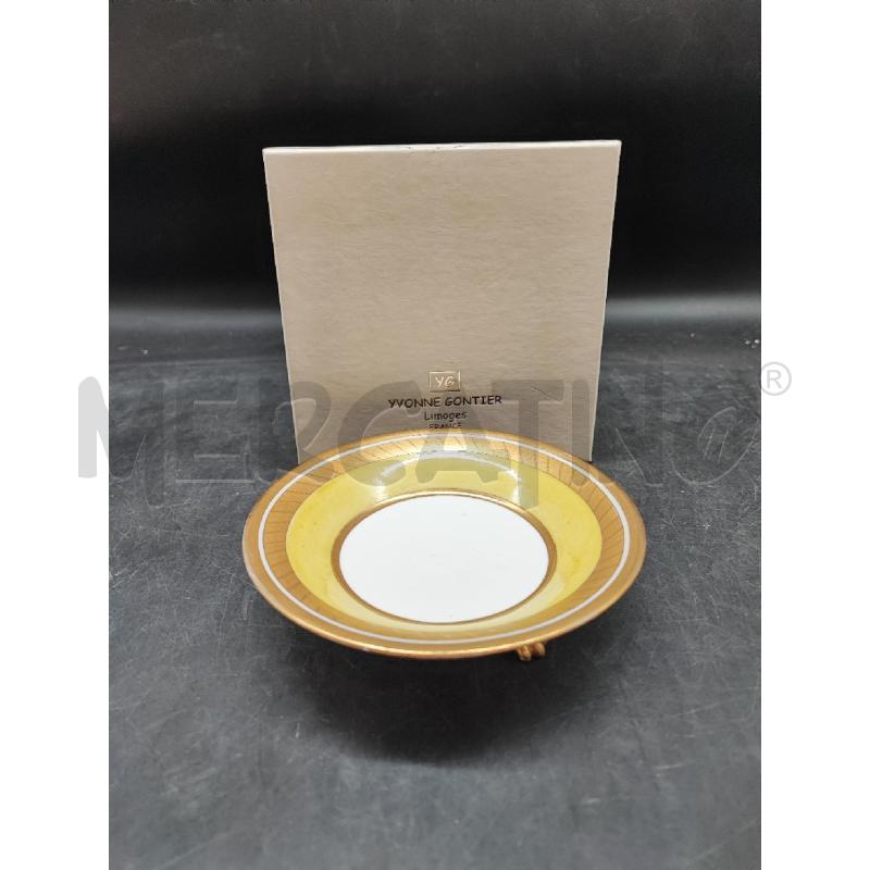 PIATTINO LIMOGES GIALLO DOR | Mercatino dell'Usato Roma gregorio vii 1