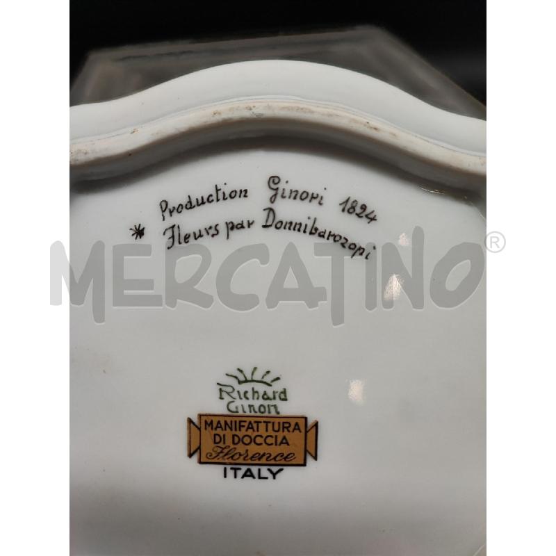 PIATTINO RICHARD GINORI FIORI  | Mercatino dell'Usato Roma gregorio vii 3