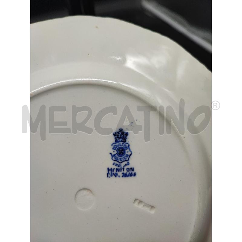 PIATTI COPPIA INGLESI DECORI BLU B DORATO  | Mercatino dell'Usato Roma gregorio vii 3