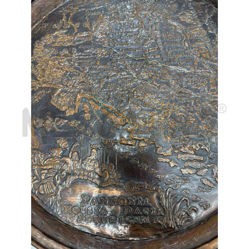 PIATTI GIGANTE RAME MAPPA 49.5 CM | Mercatino dell'Usato Roma gregorio vii 2