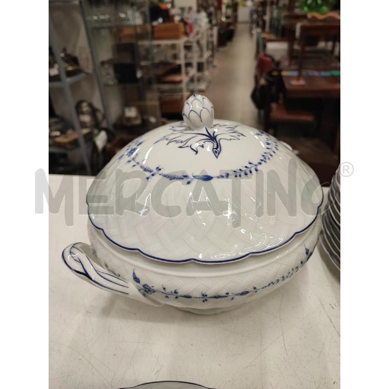 PIATTI SERVIZIO PZ. 69 LIMOGES DECORI BLU  | Mercatino dell'Usato Roma gregorio vii 2