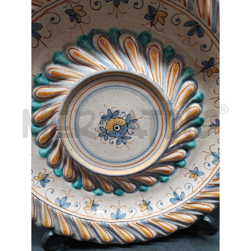 PIATTO BEIGE DERUTA DEC VERDE  | Mercatino dell'Usato Roma gregorio vii 2