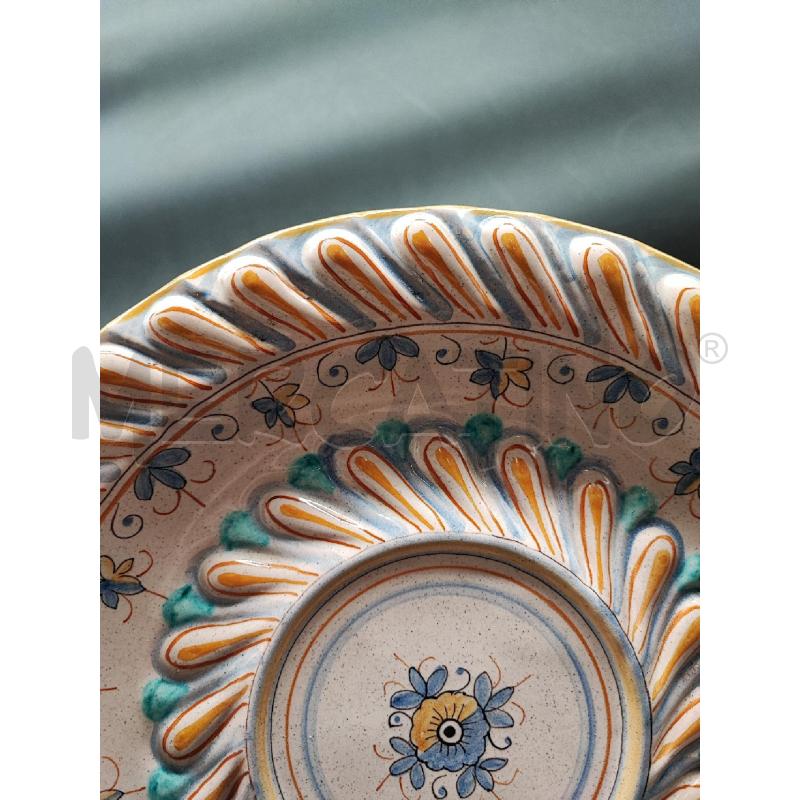 PIATTO BEIGE DERUTA DEC VERDE  | Mercatino dell'Usato Roma gregorio vii 3