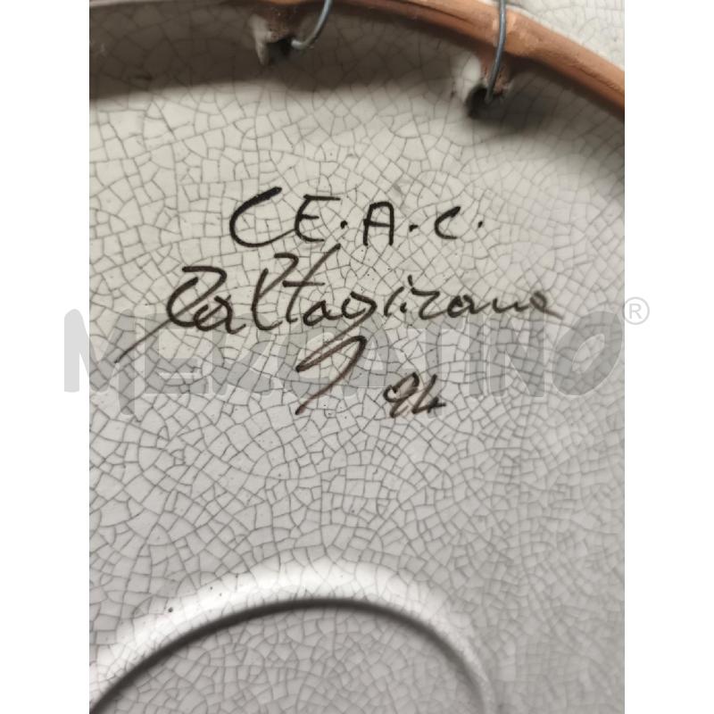 PIATTO CALTAGIRONE DIP 44 CM | Mercatino dell'Usato Roma gregorio vii 3