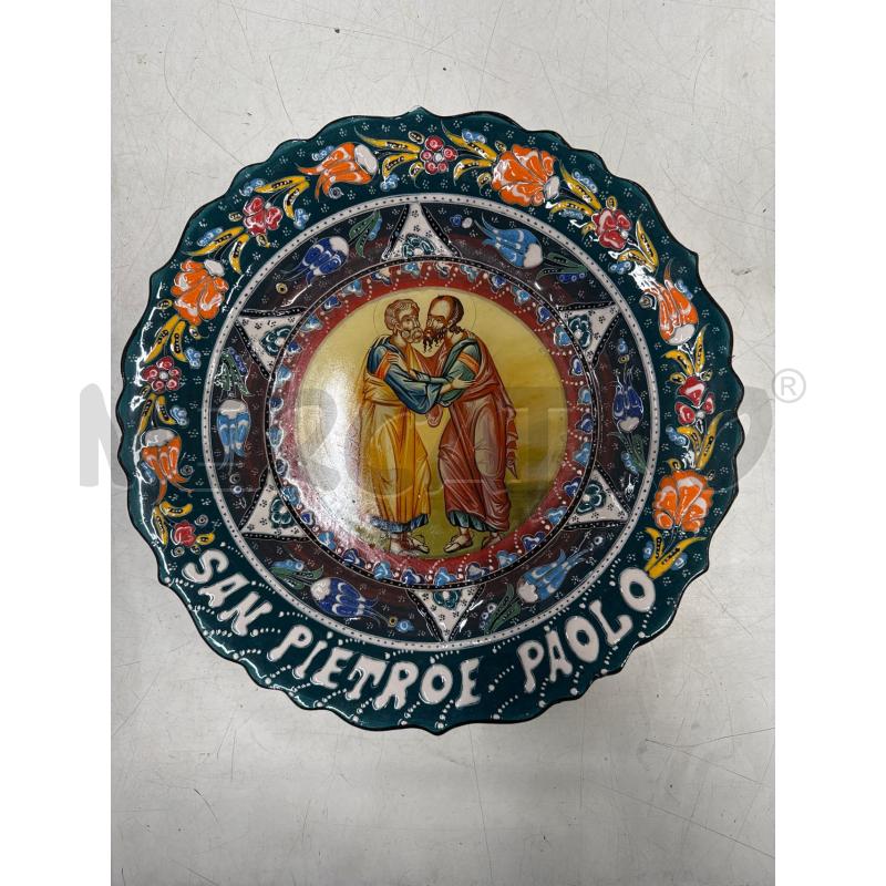 PIATTO DIP SAN PIETRO E PAOLO  | Mercatino dell'Usato Roma gregorio vii 1