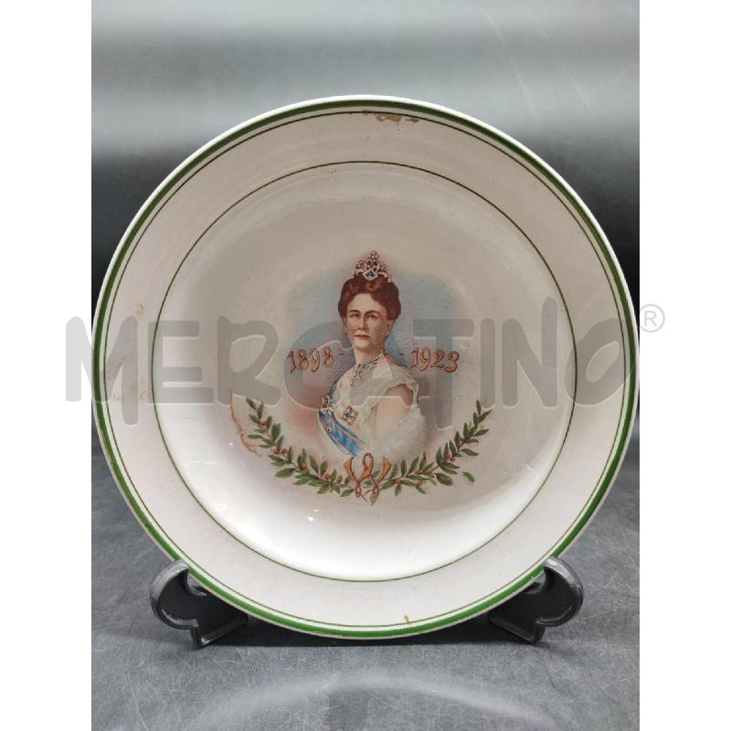 PIATTO FONDO REGINA 1898-1923 | Mercatino dell'Usato Roma gregorio vii 1