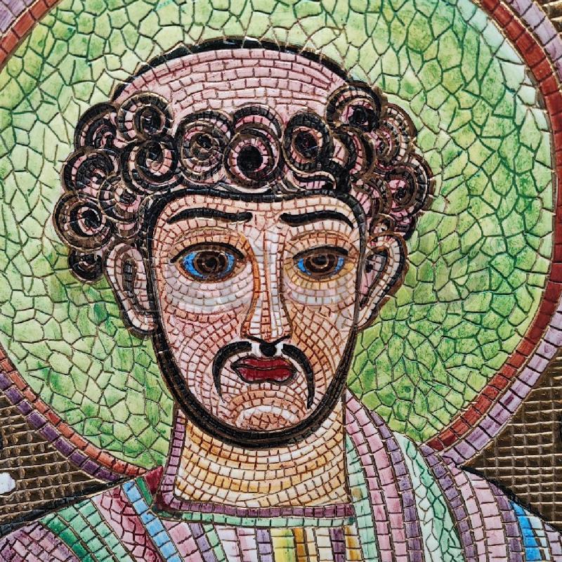 PIATTO GRANDE TIPO MOSAICO DERUTA  | Mercatino dell'Usato Roma gregorio vii 2