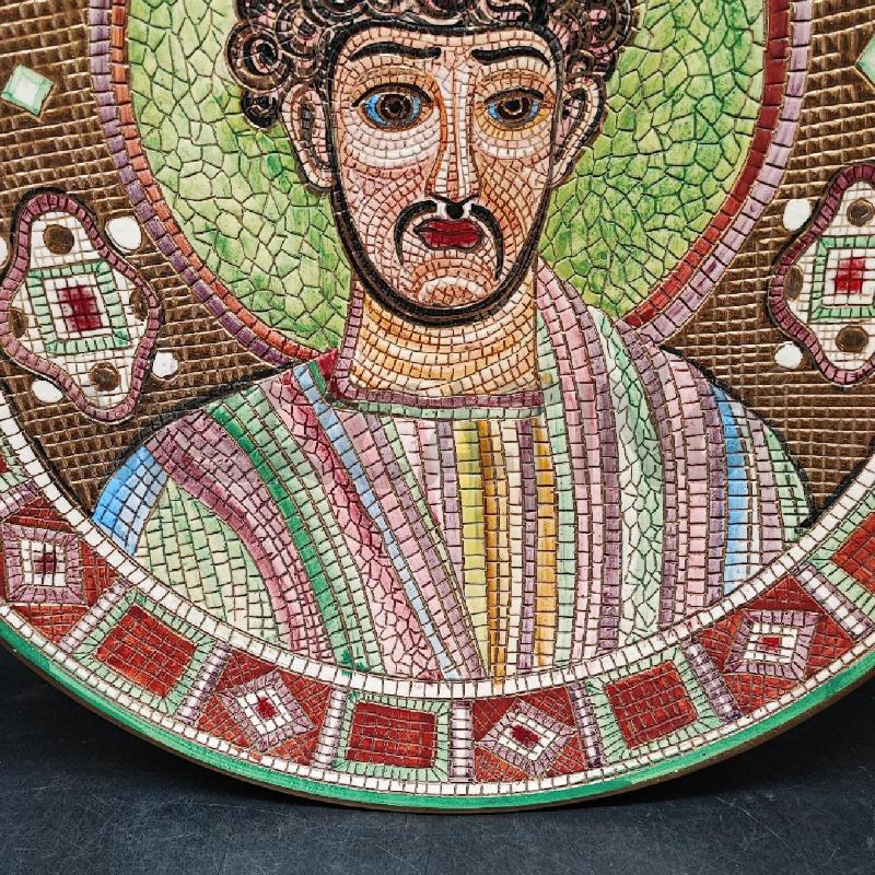 PIATTO GRANDE TIPO MOSAICO DERUTA  | Mercatino dell'Usato Roma gregorio vii 3