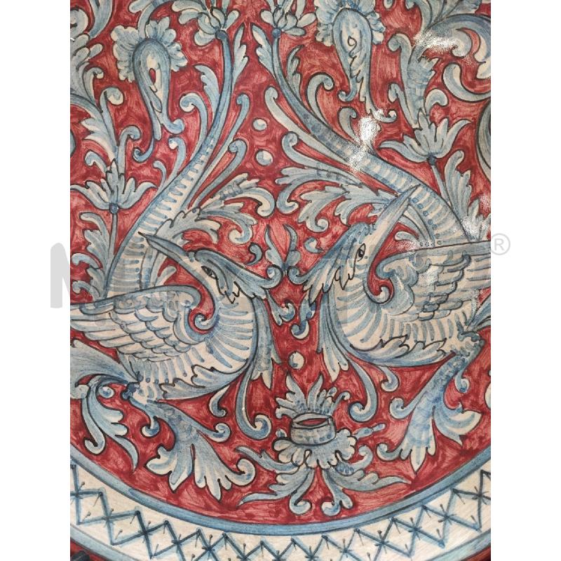 PIATTO GUBBIO UCCELLI 33 CM | Mercatino dell'Usato Roma gregorio vii 2