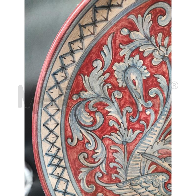 PIATTO GUBBIO UCCELLI 33 CM | Mercatino dell'Usato Roma gregorio vii 3