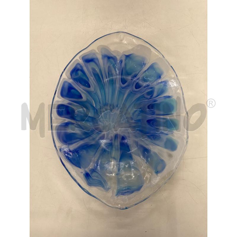 PIATTO MURANO AZZURRO  | Mercatino dell'Usato Roma gregorio vii 1