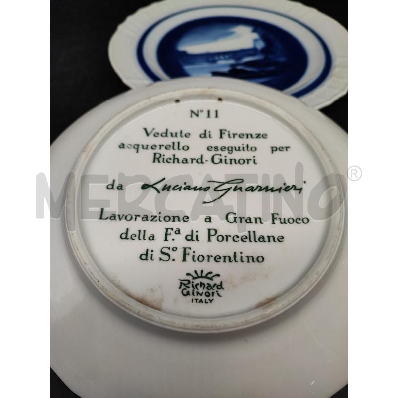PIATTO RICHARD GINORI VEDUTA FIRENZE  | Mercatino dell'Usato Roma gregorio vii 3