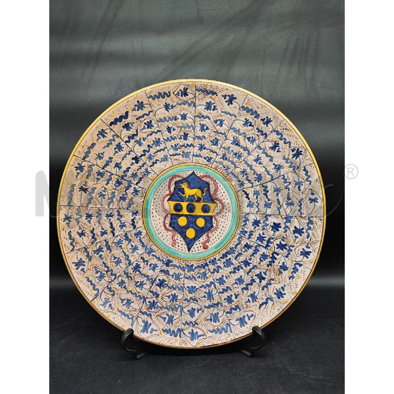 PIATTO VITERBO STEMMA DIP 36 CM | Mercatino dell'Usato Roma gregorio vii 1