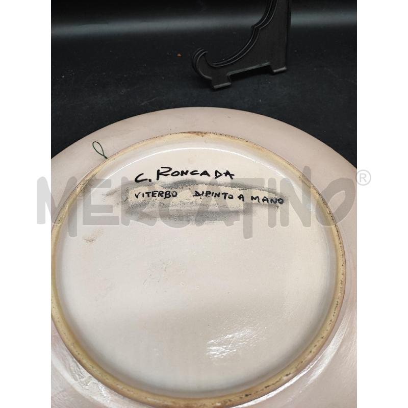 PIATTO VITERBO STEMMA DIP 36 CM | Mercatino dell'Usato Roma gregorio vii 4