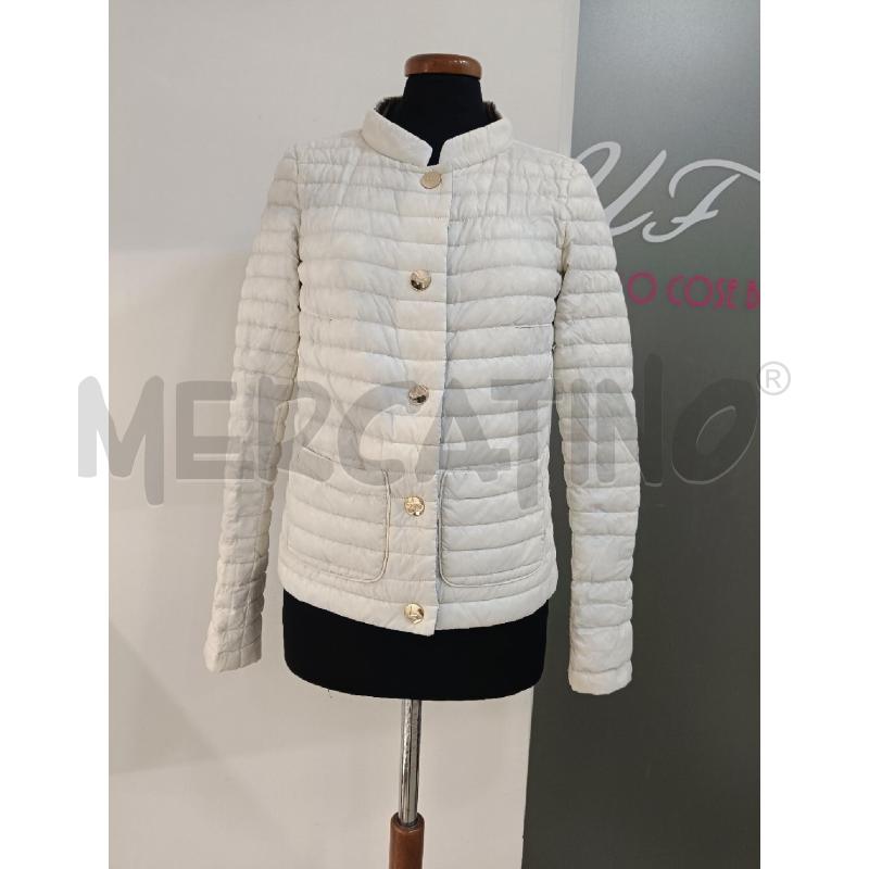 PIUMINO DONNA HERNO DOUBLE BIANCO  BEIGE | Mercatino dell'Usato Roma gregorio vii 1