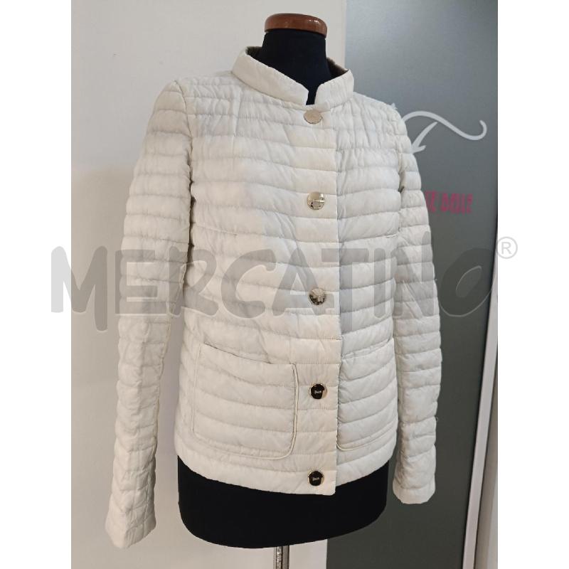 PIUMINO DONNA HERNO DOUBLE BIANCO  BEIGE | Mercatino dell'Usato Roma gregorio vii 2