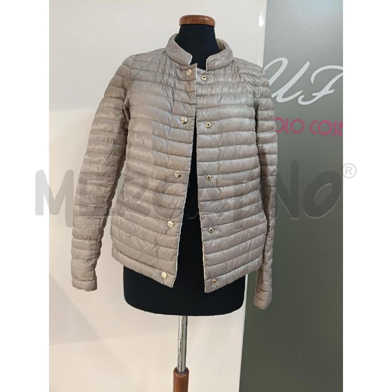 PIUMINO DONNA HERNO DOUBLE BIANCO  BEIGE | Mercatino dell'Usato Roma gregorio vii 3