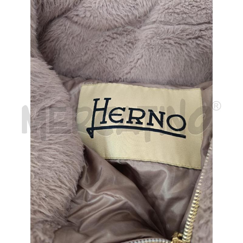 PIUMINO DONNA HERNO VIOLA PELO | Mercatino dell'Usato Roma gregorio vii 4