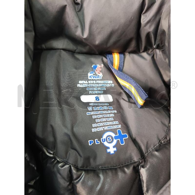 PIUMINO DONNA KWAY NERO CAPPUCCIO VOLPE | Mercatino dell'Usato Roma gregorio vii 4