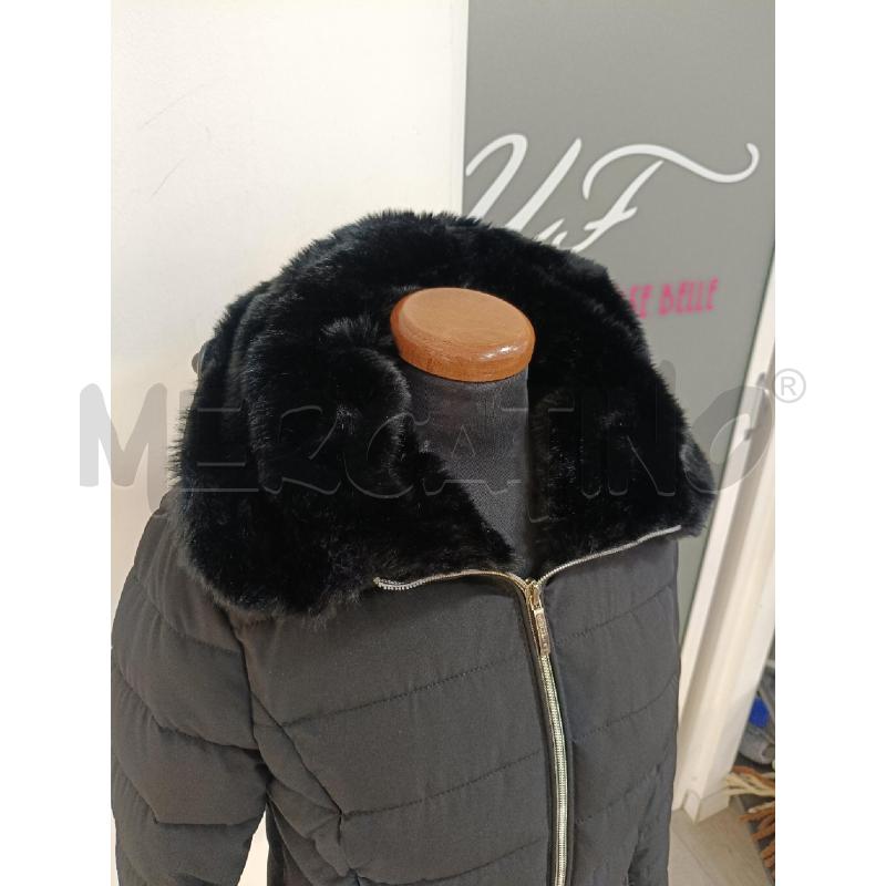 PIUMINO DONNA UPTOBE NERO CAPPUCCIO PELO | Mercatino dell'Usato Roma gregorio vii 2