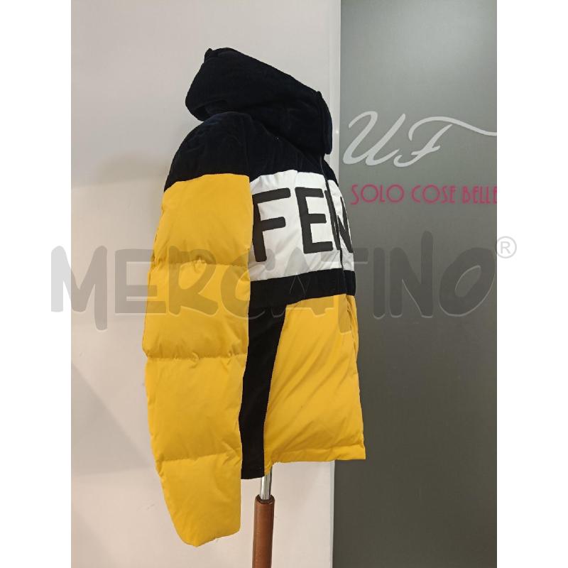 PIUMINO UOMO FENDI GIALLO BIANCO VELLUTO NERO | Mercatino dell'Usato Roma gregorio vii 2