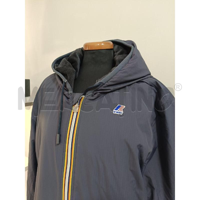 PIUMINO UOMO KWAY BLU INT PILE | Mercatino dell'Usato Roma gregorio vii 2