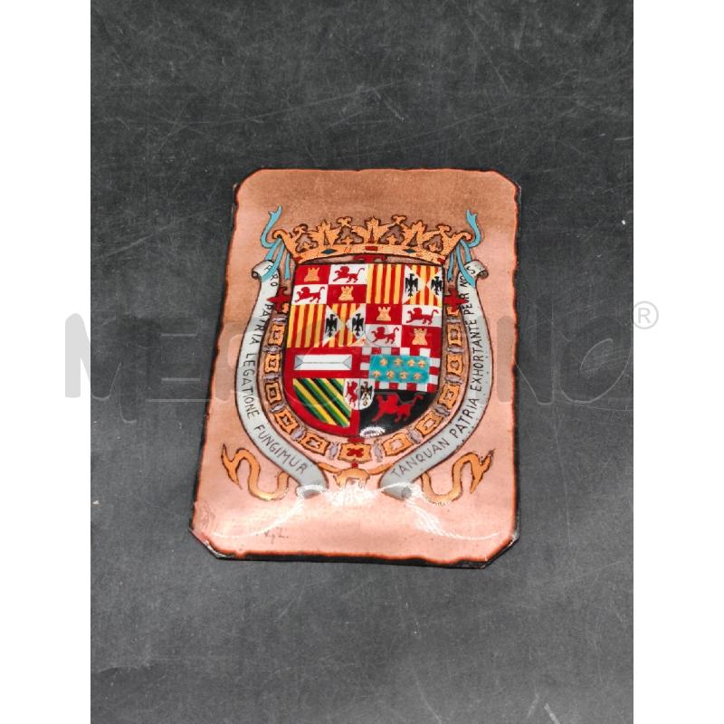 PLACCA CORPO DIPLOMATICO SPAGNOLO | Mercatino dell'Usato Roma gregorio vii 1