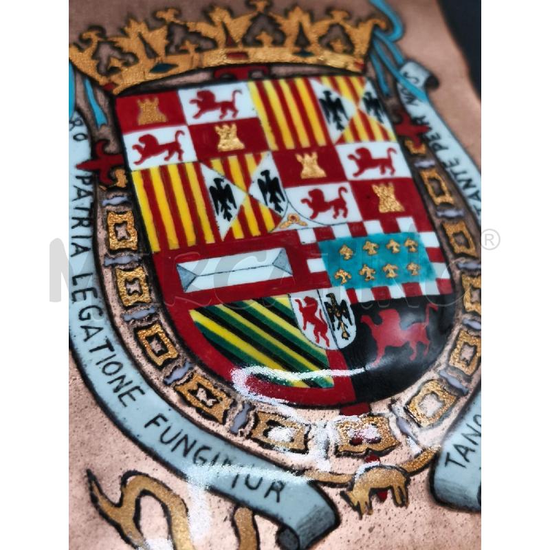 PLACCA CORPO DIPLOMATICO SPAGNOLO | Mercatino dell'Usato Roma gregorio vii 3
