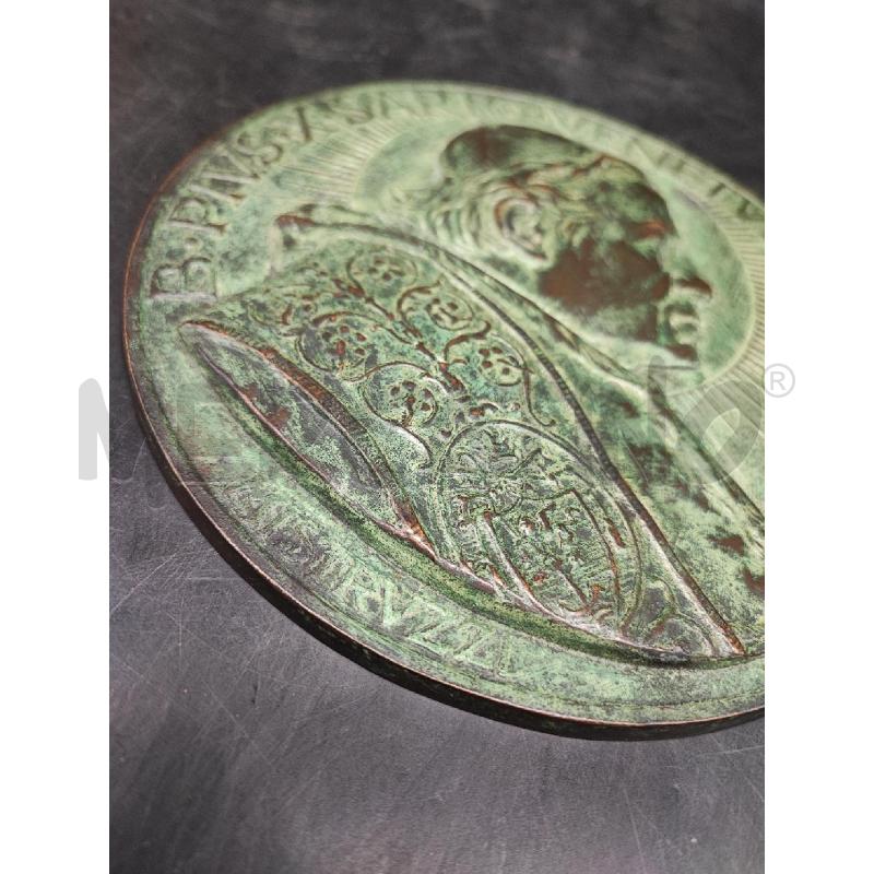 PLACCA PAPA PIO X MISTRUZZI  | Mercatino dell'Usato Roma gregorio vii 3