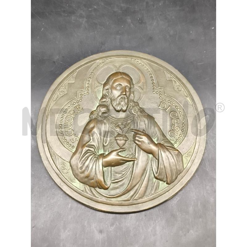 PLACCA SACRO CUORE GRANDE | Mercatino dell'Usato Roma gregorio vii 1