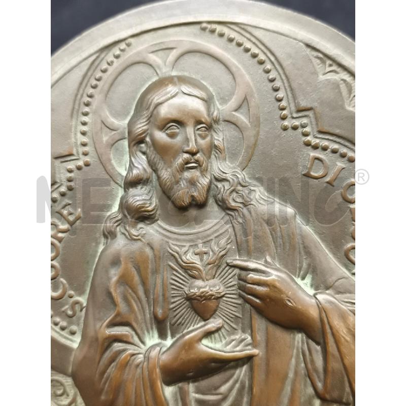 PLACCA SACRO CUORE GRANDE | Mercatino dell'Usato Roma gregorio vii 3