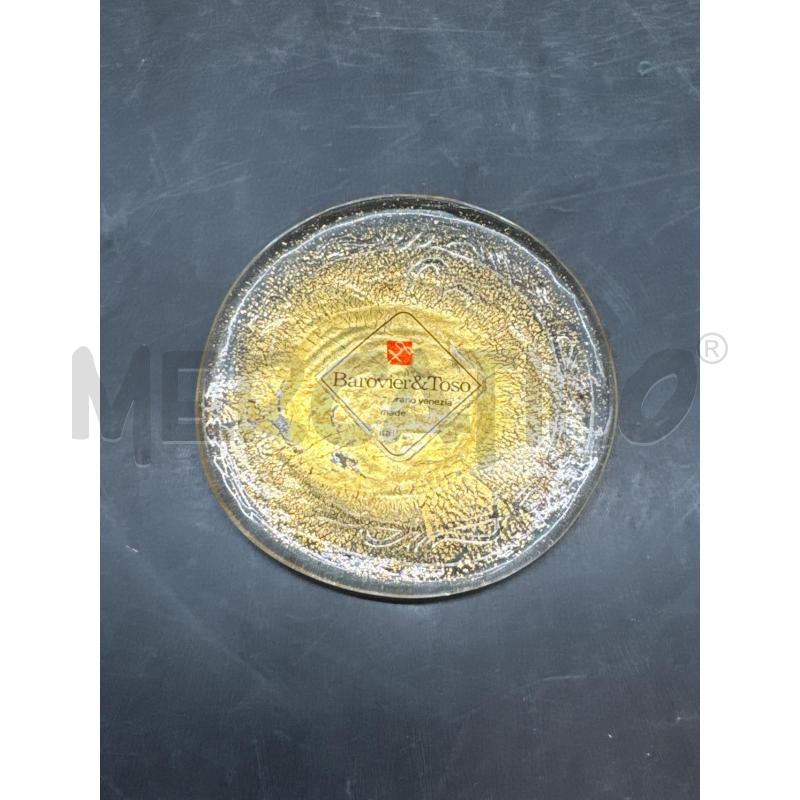PLACCA TONDA MURANO TOSO BAROVIER  | Mercatino dell'Usato Roma gregorio vii 3