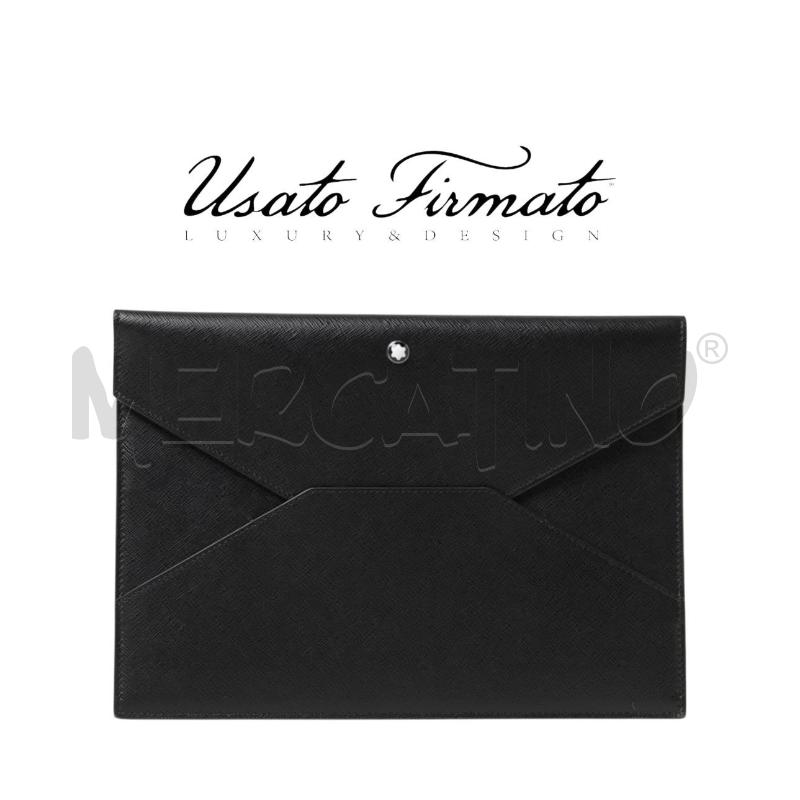 POCHETTE MONTBLANC NERA EP123 | Mercatino dell'Usato Roma gregorio vii 1