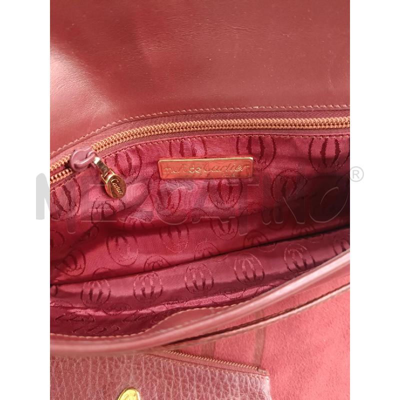 POCHETTE MUST DE CARTIER BORDEAUX | Mercatino dell'Usato Roma gregorio vii 2