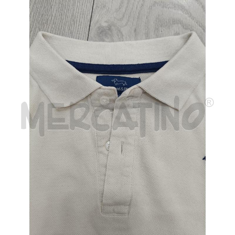POLO BAMBINO HARMONT&BLAINE BEIGE LOGO BLU | Mercatino dell'Usato Roma gregorio vii 3